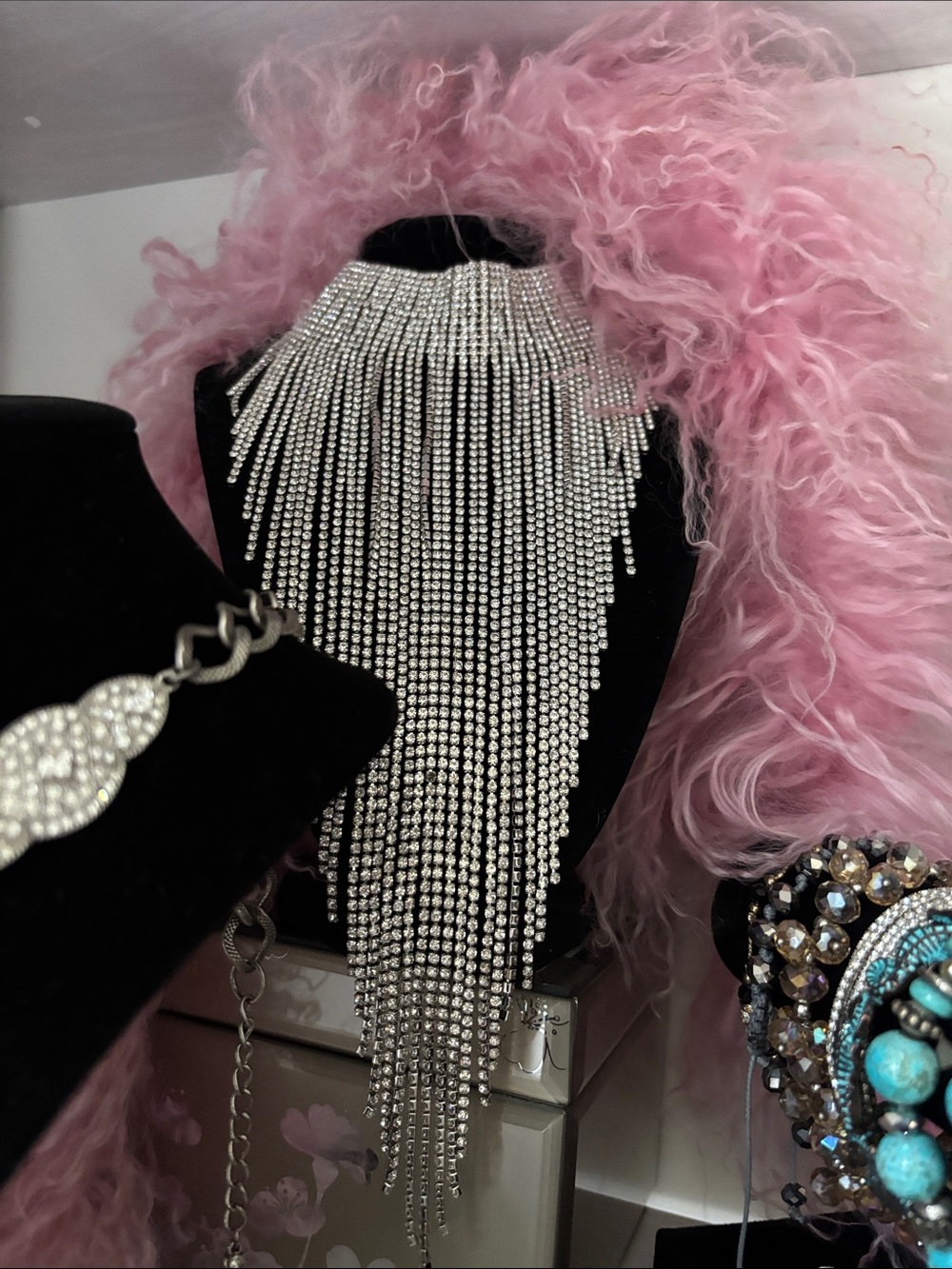 Rhinestone Statement Choker